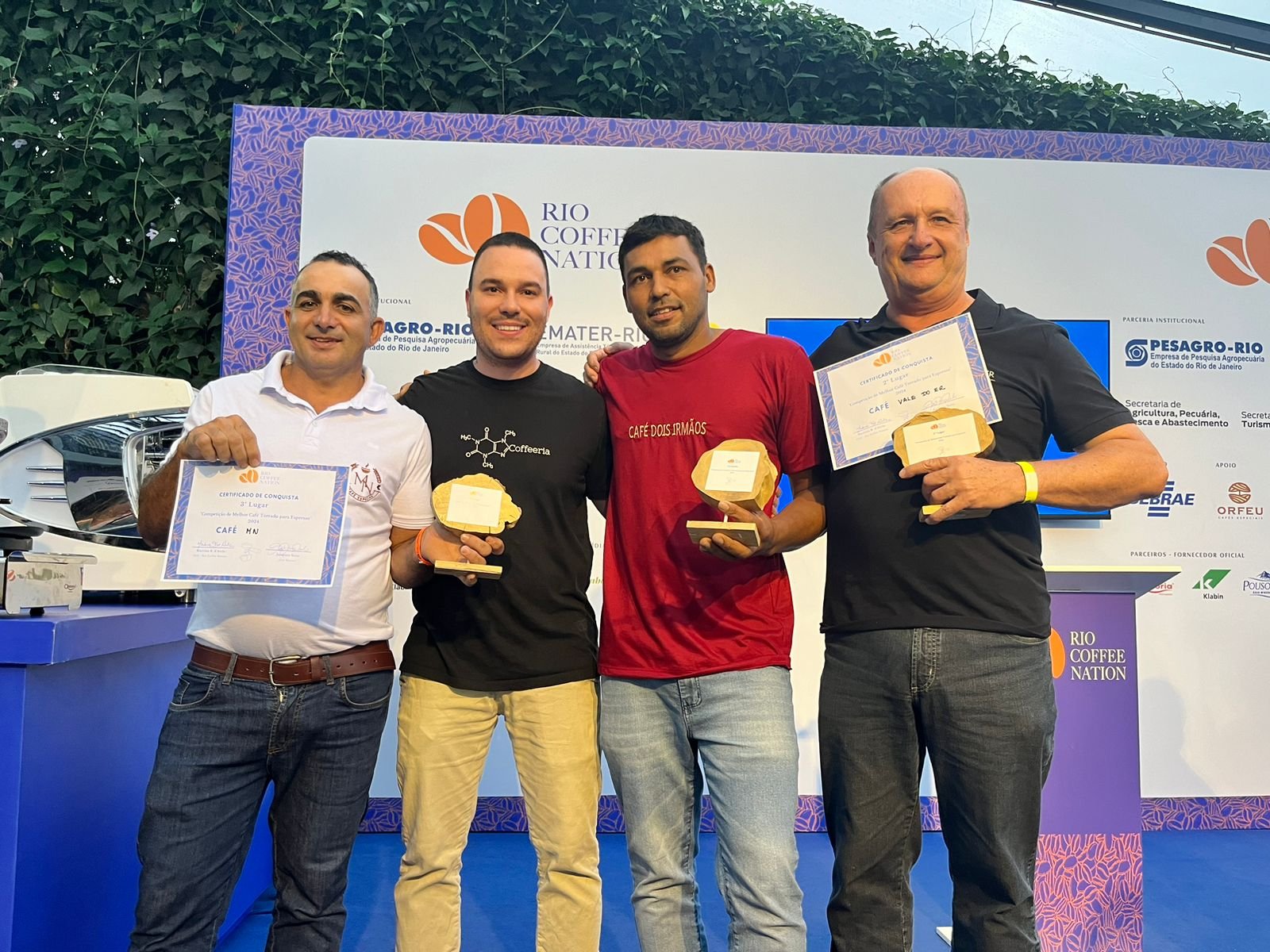 Microlote selecionado da Coffeeria pronto para entrega